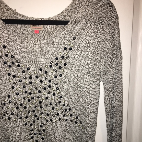 Starry sweater, grey - Picture 2 of 4